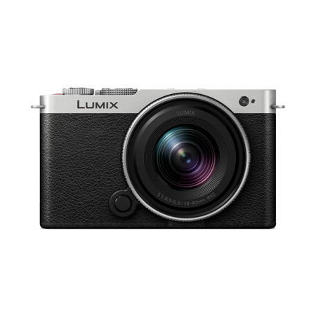 Panasonic LUMIX S9 Mirrorless Camera with 18-40mm f/4.5-6.3 Lens, Black/Silver