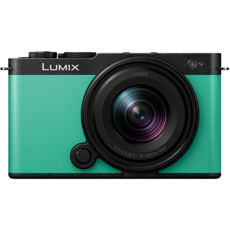 Panasonic LUMIX S9 Mirrorless Camera with 18-40mm f/4.5-6.3 Lens, Mint Green