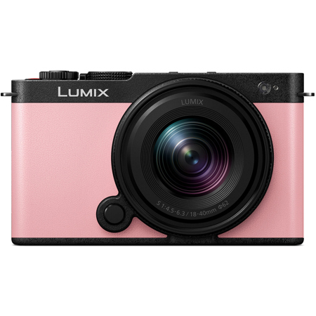 Panasonic LUMIX S9 Mirrorless Camera with 18-40mm f/4.5-6.3 Lens, Pink