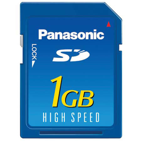Panasonic 1 GB, Class 2, High Speed Secure Digital (SD) Memory Card