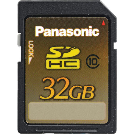 Panasonic RPSDW32GU1K 32GB SDHC Class 10 Memory Card