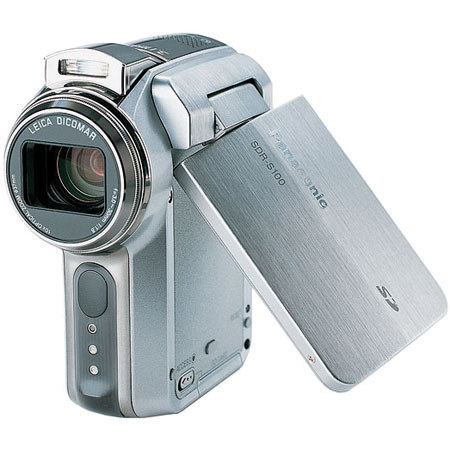 Panasonic SDR-S100 3-CCD SD Camcorder, 10x Optical/700x Digital Zoom, 2.8" LCD Screen, 3.1 Mega Pixel Stills
