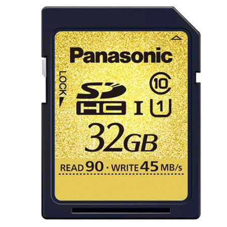 Panasonic Gold Series 32GB Class 10 SDHC Memory Card