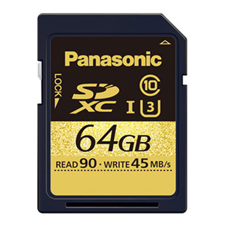 Panasonic 64GB Gold Series SDXC Memory Card
