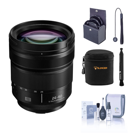 Panasonic LUMIX S 24-60mm f/2.8 Lens for L Mount, Bundle with Included Value