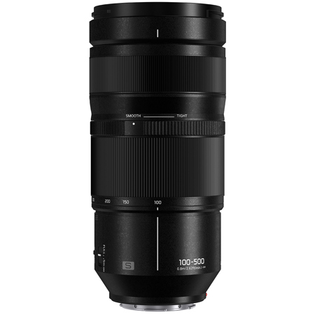Panasonic LUMIX S 100-500mm f/5-7.1 O.I.S. Lens, Black S-R100500