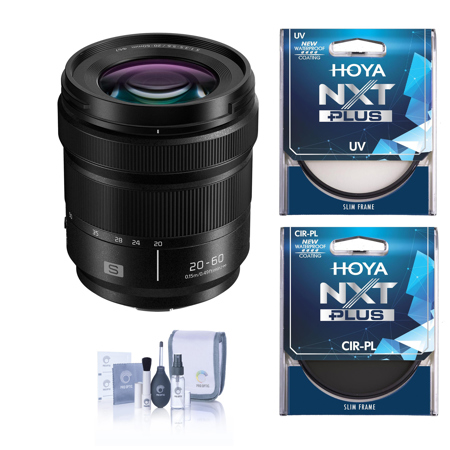 Panasonic LUMIX S 20-60mm f/3.5-5.6 Lens for L Mount with Hoya 67mm Filter Kit