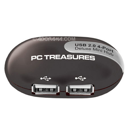 PC Treasures 7203 USB 4 Port Mini Hub for Netbooks