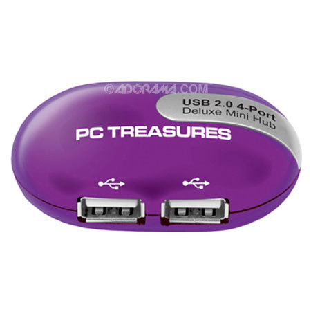 PC Treasures 7207 USB 4 Port Mini Hub for Netbooks