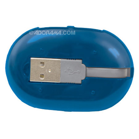 PC Treasures 7208 USB 4 Port Mini Hub for Netbooks Navy