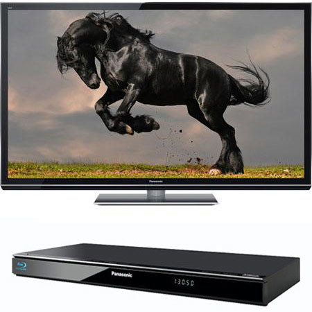 Panasonic Viera 50"TC-P50GT50 Plasma HDTV,Bundle w/DMP-BDT220 BluRay Disc Player