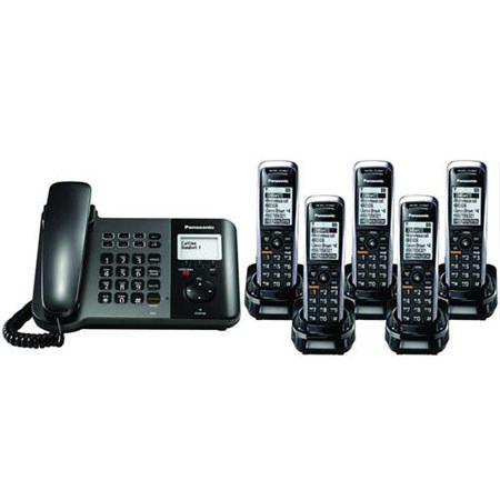 Panasonic KX-TGP550T04 SIP IP Dect Cordless Phone with Base Station & 1 Handset