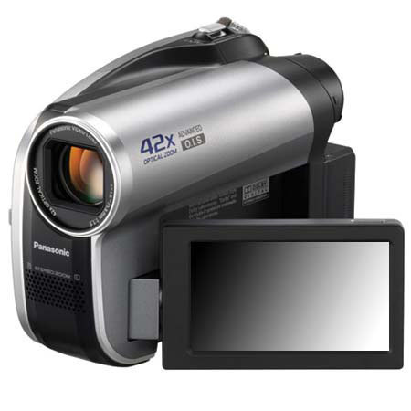 Panasonic VDR-D50 1/6" CCD Standard Definition DVD Camcorder, 42x Optical Zoom, 2.7" LCD Screen, SD/SDHC Memory Card Slot