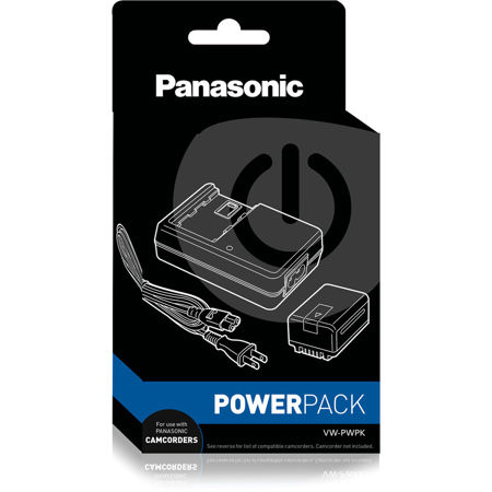 Panasonic VW-PWPK Rechargeable Battery and Charger Travel Pack VW-PWPK