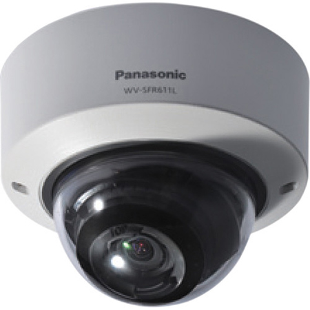 Panasonic WV-SFR611L 1.3MP 720p HD Indoor Day & Night VR Dome Network Camera