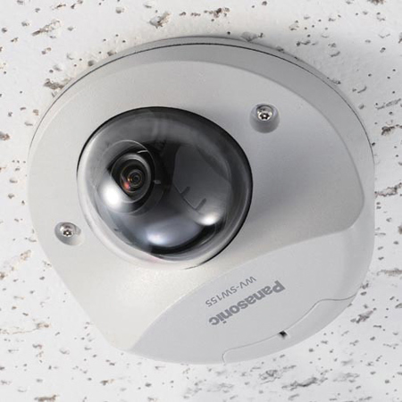 Panasonic WV-SW155M 1.3MP HD D/N Mega Super Dynamic VR Dome Network Camera, M-12