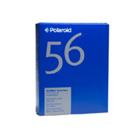 Polaroid 56 4x5 Sepia Film (20) - A medium-contrast film producing 4 x 5 inch sepia-tone prints with excellent gradation and tonal range.