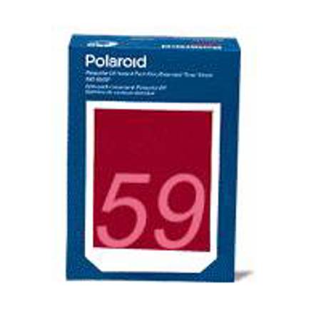 Disc. id 59 4x5 Film 200 (Case of 10) - Balanced for daylight and electronic flash, 59 4 x 5 sheet film is the instant answer for professional photography (proofing and final art), image and emulsion transfer, and a range of scientific applications.