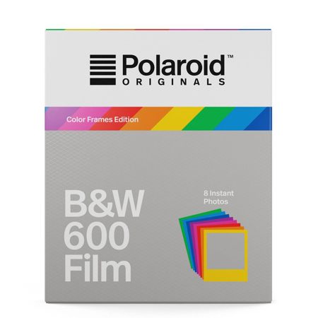 Polaroid Originals B&W Film for 600 Cameras (Color Frames Edition, 8 Exposures)