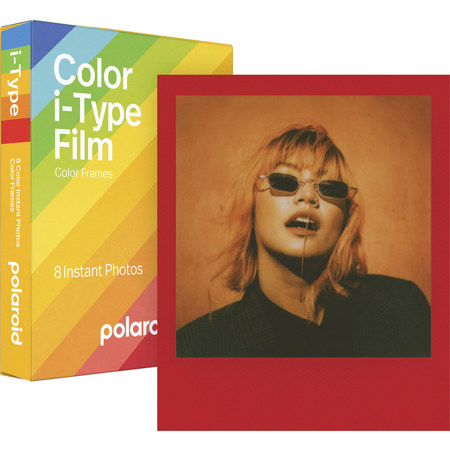 Polaroid Color i-Type Instant Film, Color Frames Edition, 8 Exposures