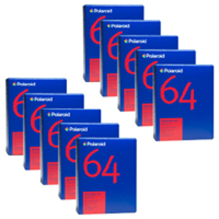 Disc. id 64 4 x 5 Color Film 200 (Case of 10) - A tungsten color sheet film with excellent image sharpness and clarity, designed for long exposures.