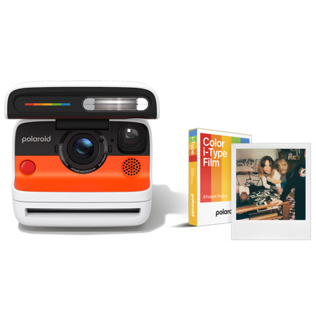 Polaroid Flip i-Type Instant Camera with Color Film, White