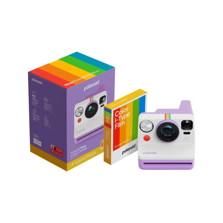 Polaroid Now Generation 3 i-Type Instant Film Camera Everything Box Purple