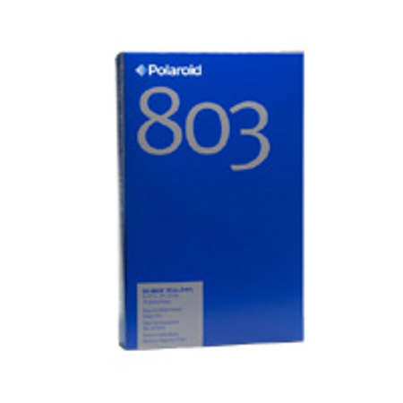 Polaroid 803 Film 8 X 10 (15 exposures) - Specifically designed for industrial and medical x-rays, quality control documentation, and microscopy, this large format black and white film as a wide tonal range for excellent highlight and shadow detail.