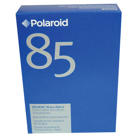 Disc. id 85 Positive/Negative Black & White Instant Film, ISO 80, Single Pack of 10.