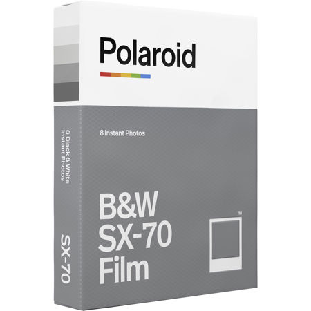 Polaroid Black & White SX-70 Instant Film, 8 Exposures