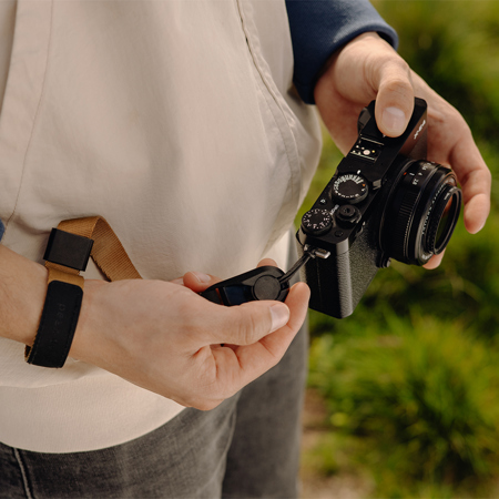 Peak Design Cuff – Camera-polsband In Het Blauw – Snel Te Bevestigen En Super Licht – Voor Elke Spiegelreflex Of Systeemcamera