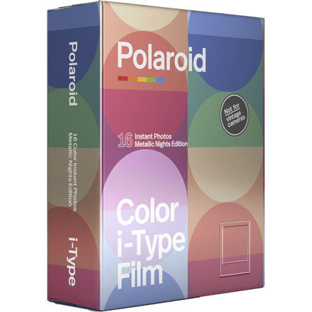 Polaroid Originals Color i-Type Instant Film, Metallic Nights Edition, 2-Pack