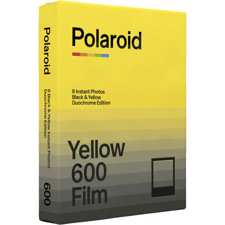 Polaroid Originals Black & Yellow 600 Instant Film,Duochrome Edition,8 Exposures