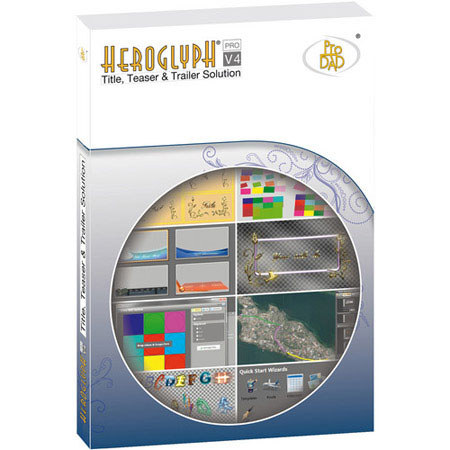 proDAD Heroglyph V4 Pro - Video Titler Solution Software (Download)