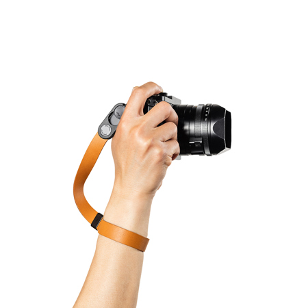Peak Design Cuff Leather Camera Wrist Strap, Amber