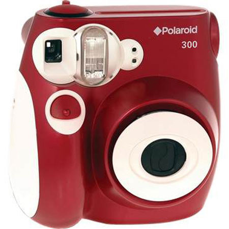 Polaroid PIC 300 Instant Camera Analog -Red BUNDLE w/3 Packs of Film #PLDPIC300R