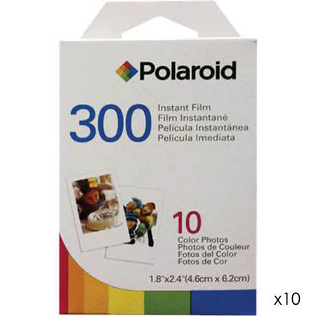 Polaroid PIF-300 Instant Film Pack of 10 10-Packs