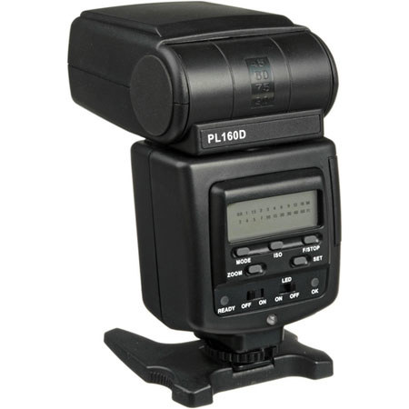 Polaroid PL160 Power Zoom Dua Flash for Sony Cameras