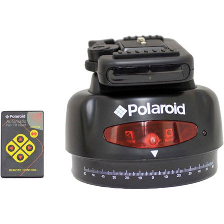 Polaroid Automatic /Motorized Pan Head with Wireless Remote Control