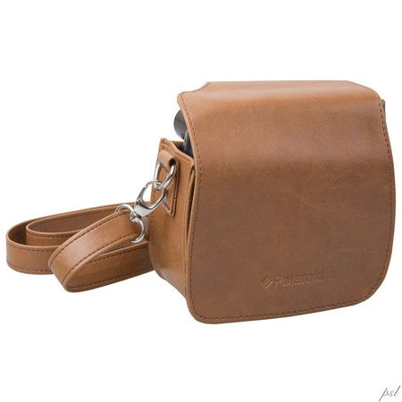 Polaroid Leather Carry Case for Pic-300 Instant Print Camera, Brown