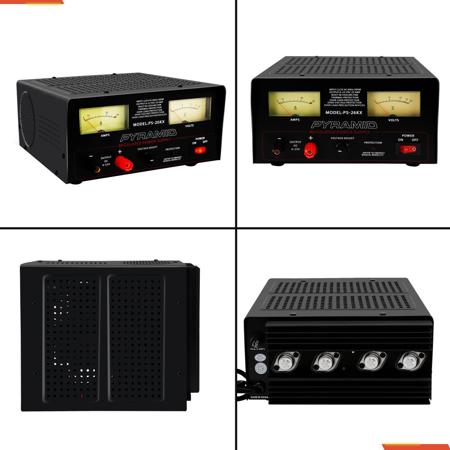 Pyramid PS26KX 25 Amp 12-15V AC-DC Converter Power Supply, Built-in Cooling Fan