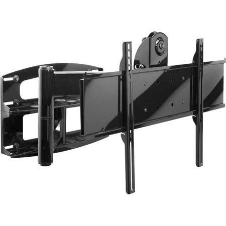 Peerless Articulating Wall Arm, 175lbs Load Capacity, High Gloss Piano Black