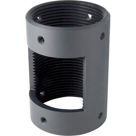 Peerless Extension Column Connector with Cord Management, Black