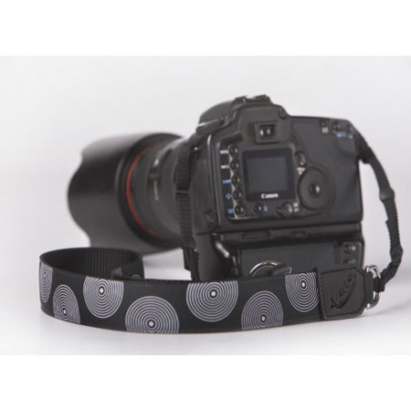 Pepper Camera Strap: Multicolored Strap, Black Hypnotic