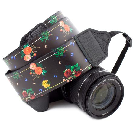 Perri's Leathers CSDTL-63 2" Digital Camera Strap, Floral