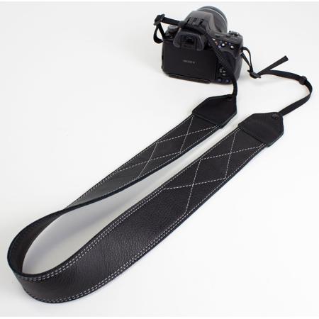 Perri's Leathers CSL-01 Leather Camera Strap, Black XX Stitch
