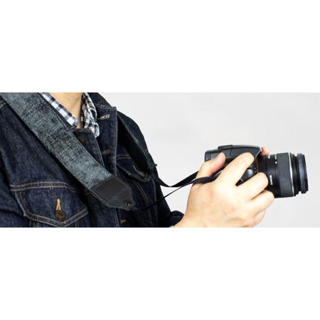 Perri's Leathers CSN-39 Nylon Camera Strap, Wool on Tubular
