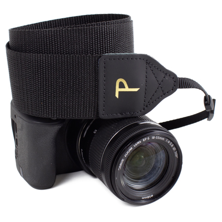 Perri's Leathers CSNL-74 2" Poly Pro Camera Strap, Black
