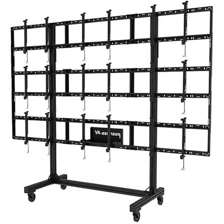 Peerless SmartMount Portable Video Wall Cart 2x2, 3x2 and 3x3 Configuration for 46" to 55" Displays