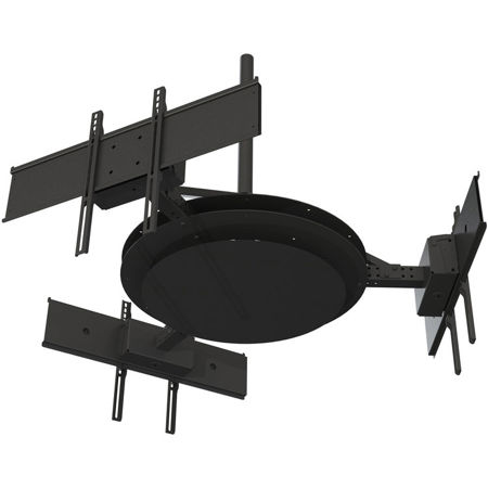 Peerless Multi-Display Ceiling Mount with Three Telescoping Arms for 37" to 80" Displays